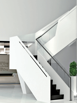 L-shaped staircase