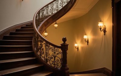Staircase Renovation with Custom Railings
