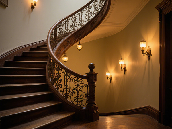 Staircase Renovation with Custom Railings