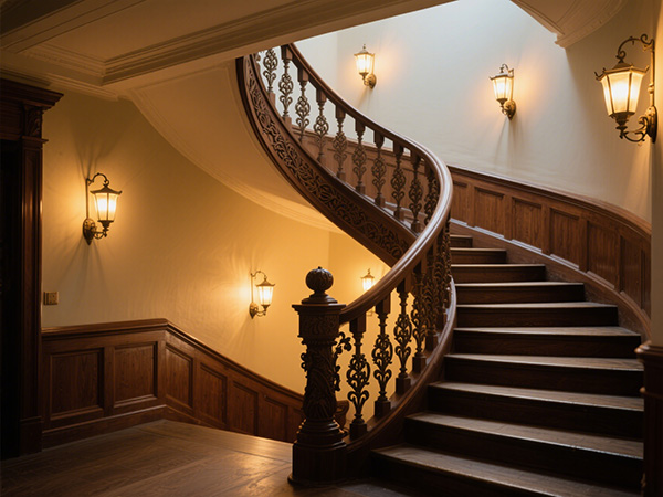 Staircase Renovation with Custom Railings