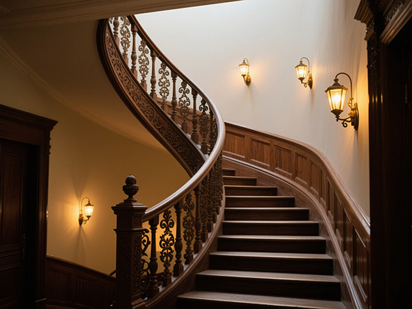 Staircase Renovation with Custom Railings