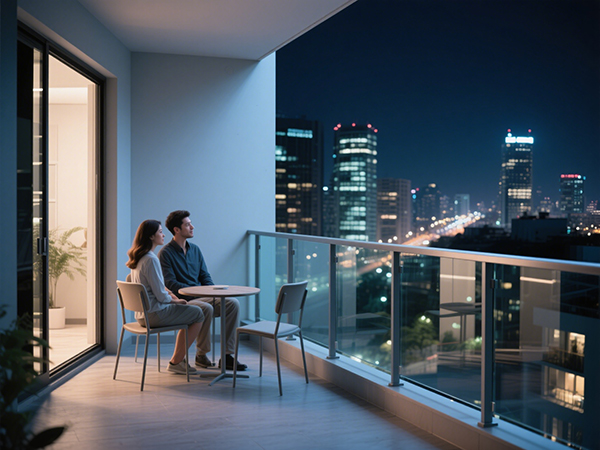 Tempered Glass Balcony Railings