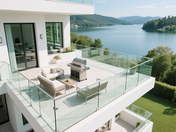 Tempered Glass Balcony Railings