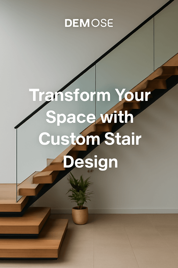 Transform Your Space with Custom Stair Design from Demose