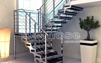 stainless steel staircase