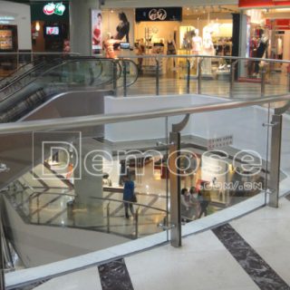 stainless steel glass railing
