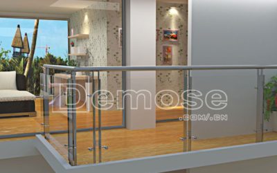 stainless steel glass railings