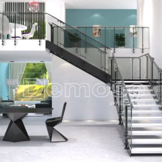 stainless steel staircase handrails