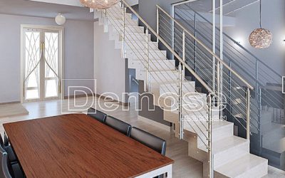 stainless steel staircase handrails