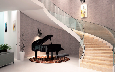 Nigeria Nick double steel plate curved staircase