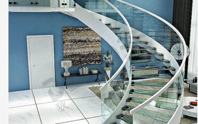 indoor steel structure stair pictrue