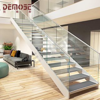 staircase glass guardrails