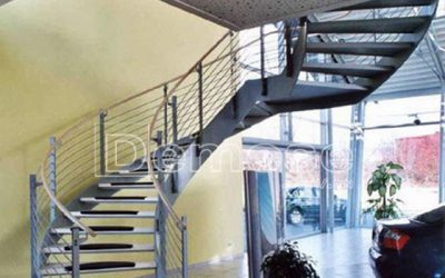 curved staircase