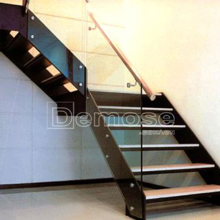 Indoor steel structure stairs
