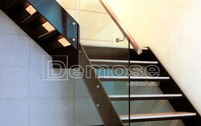 Indoor steel structure stairs
