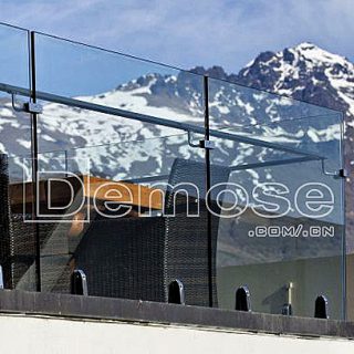 balcony glass guardrail