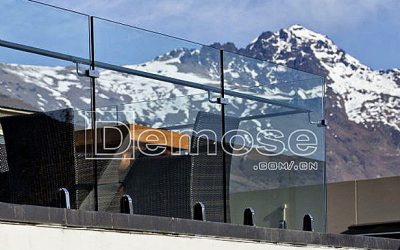 balcony glass guardrail