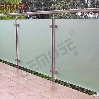 stainless steel glass railing