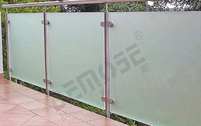 stainless steel glass railing