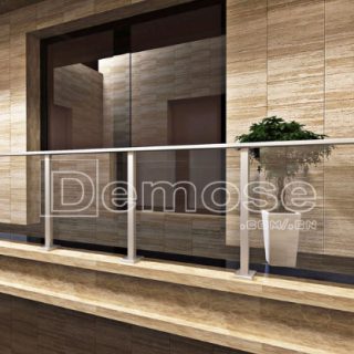 stainless steel glass railings