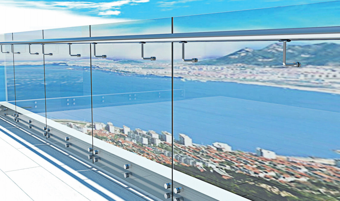 France Frameless Glass Railing