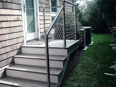Round Post Cable Railings