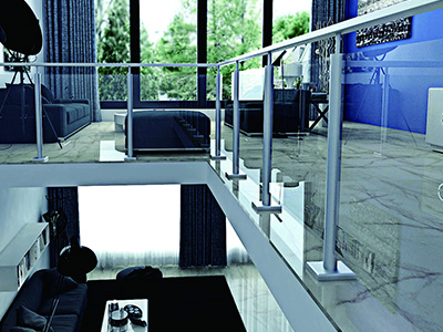 Aluminum Alloy Glass Railings