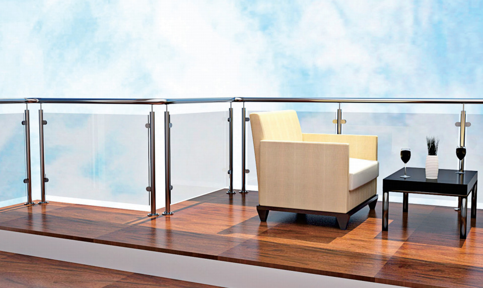 England Glass Railing