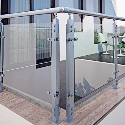 Square Post Glass Railings