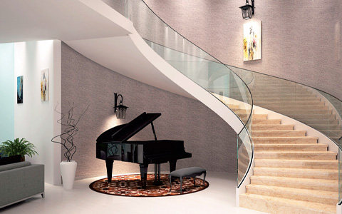 Curved stairs