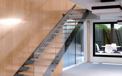 Vancouver, Canada Adam Double Steel Plate Staircase
