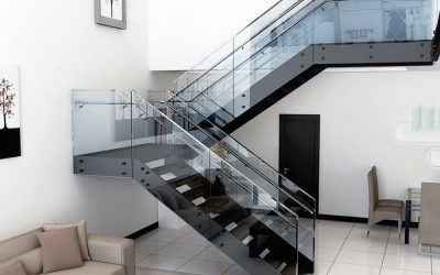 America Gabrie Double Steel Plate Staircase