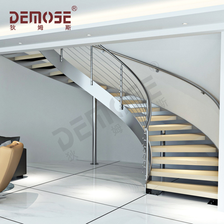 ​The Timeless Elegance of Curved Staircases